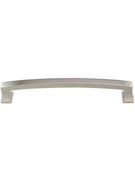 Menlo Park II Arched Cabinet Pull - 6 inch Center-to-Center in Polished Nickel.